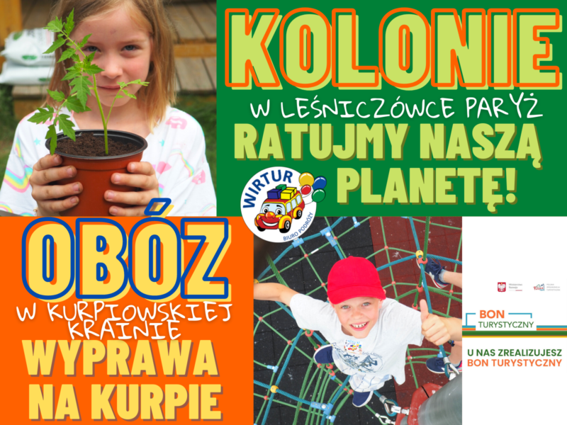Kolonie oraz Obóz 2021 – rozpoczynamy zapisy!